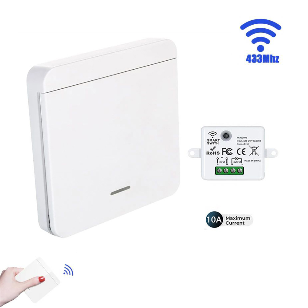 Smart Home Ventilation - RF 433MHz Wireless Wall Switch Remote
