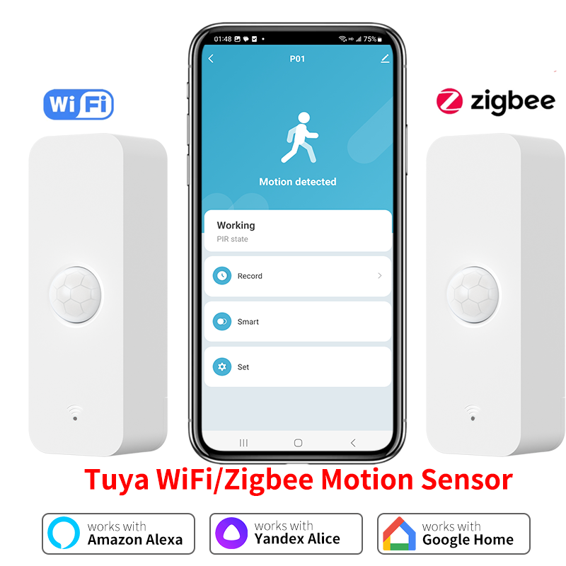 Smart Home App - Tuya WiFi Zigbee PIR Motion Sensor