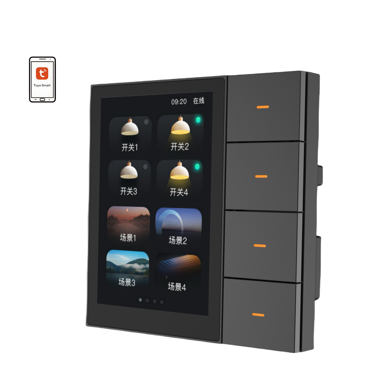4 Gang Zigbee Smart Life Smart - Smart Home App reseña y precio