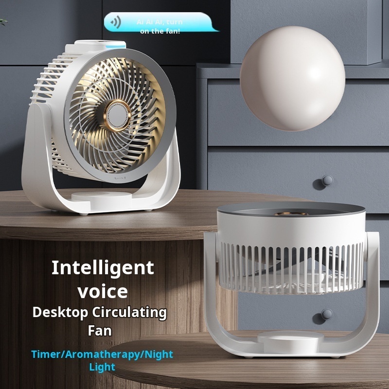 Smart Desk Fan Voice Activated - Smart Home Office reseña y precio