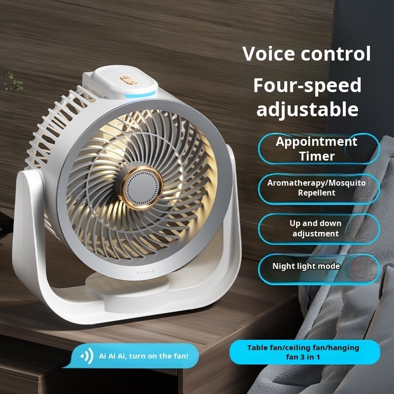 Smart Desk Fan Voice Activated - Smart Home Office reseña y precio