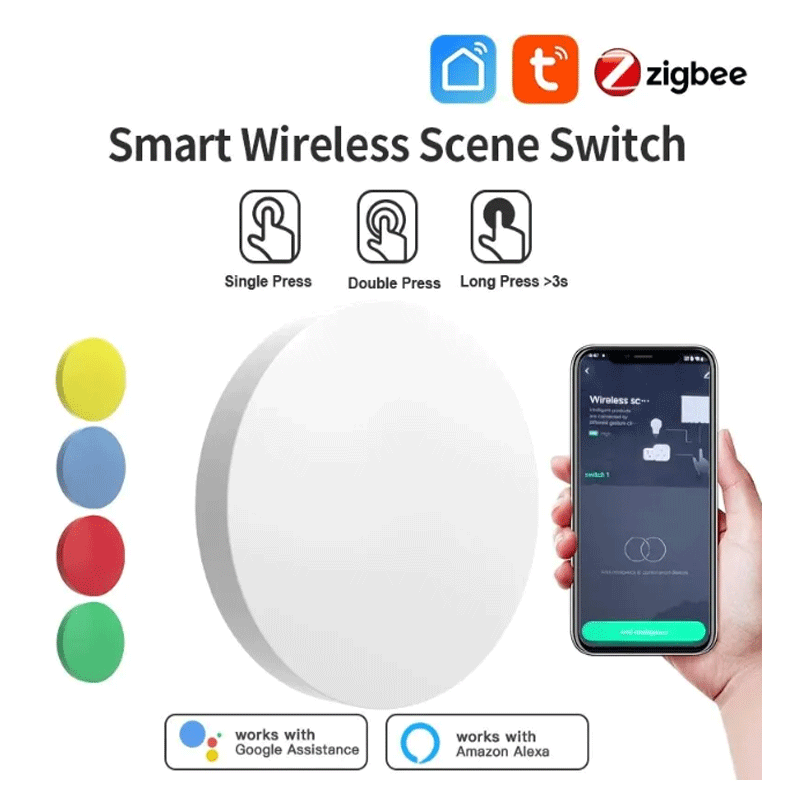 Tuya ZigBee Smart Wireless But - Smart Home Office reseña y precio