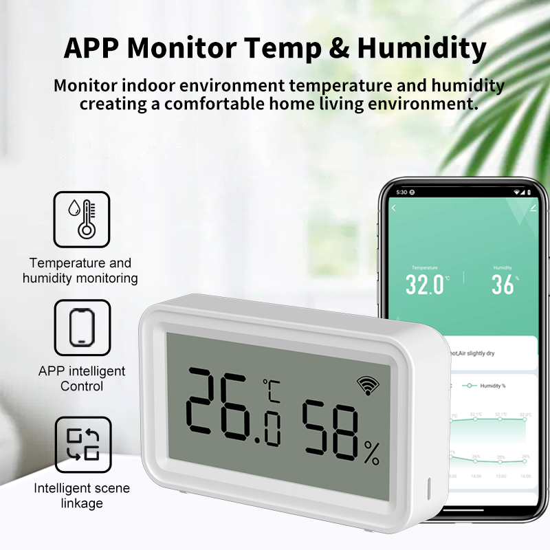 Tuya Zigbee WiFi Thermometer H - Smart Home App reseña y precio