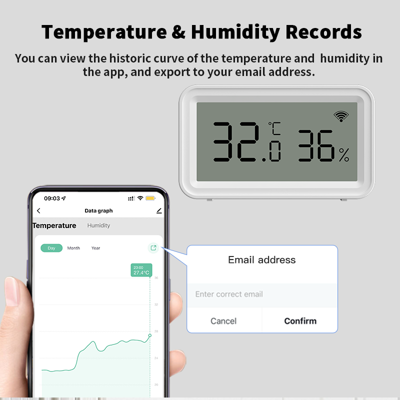 Tuya Zigbee WiFi Thermometer H - Smart Home App reseña y precio