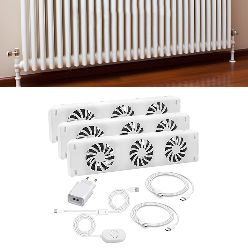 3-Fan Smart Radiator Fan For H - Smart Home Ventilation reseña y precio