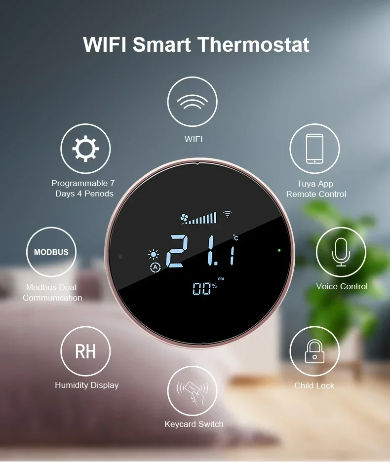 2025 Bandary home modbus ac he - Wifi Thermostat reseña y precio