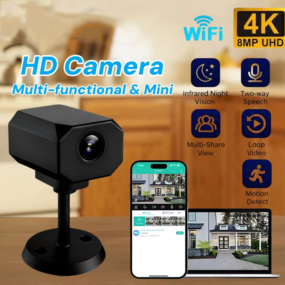 4K HD WiFi Security Camera for - Smart Home App reseña y precio