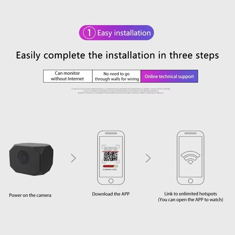 4K HD WiFi Security Camera for - Smart Home App reseña y precio