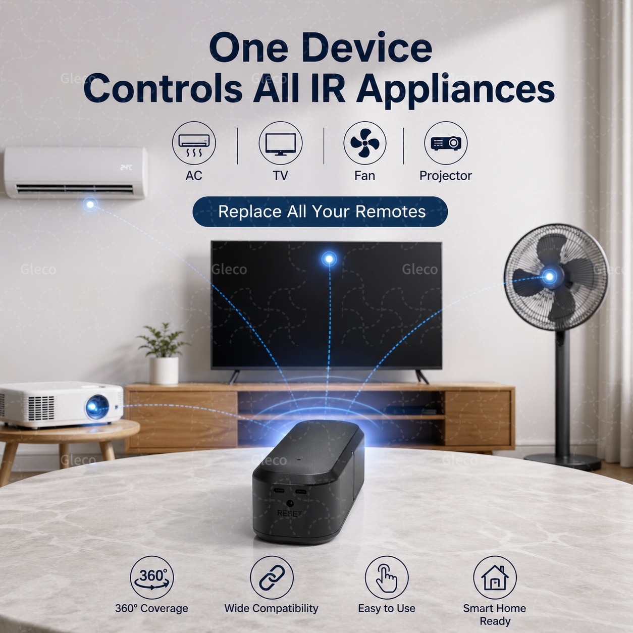 Zigbee Smart IR Remote Control - Smart Home Setup reseña y precio