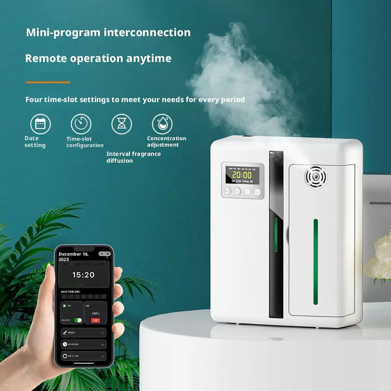 Smart Aroma Diffuser Home Comm - Smart Home Fragrance Diffuser reseña y precio