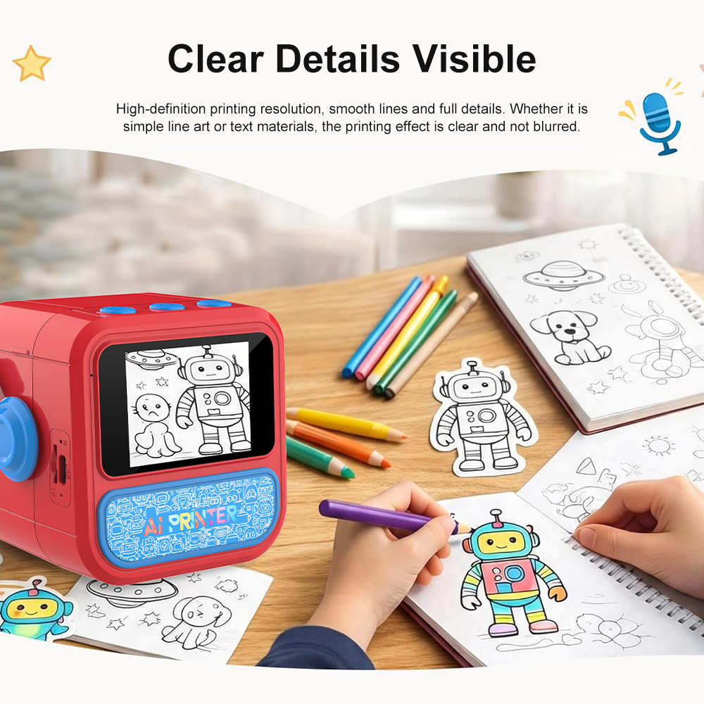 Smart AI Voice Mini Thermal Pr - Smart Home Setup reseña y precio