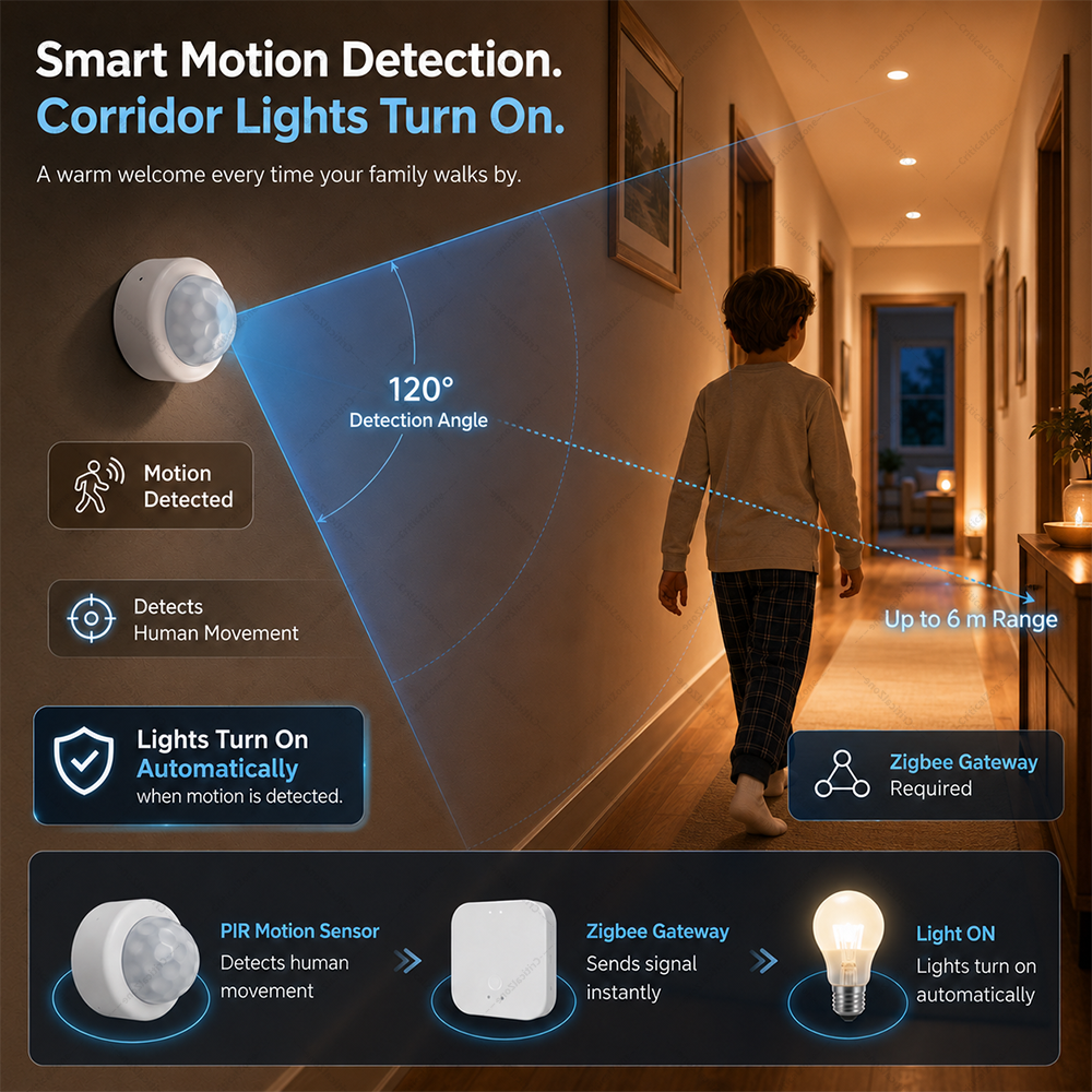 Zigbee 3.0 PIR Montion Sensor  - Smart Home Hub Samsung reseña y precio