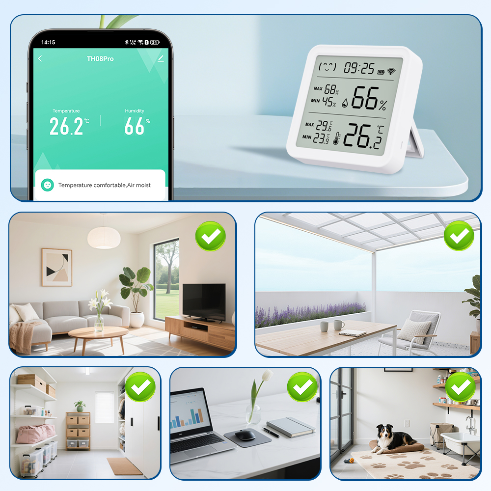 Tuya WiFi Thermometer hygromet - Smart Home App reseña y precio