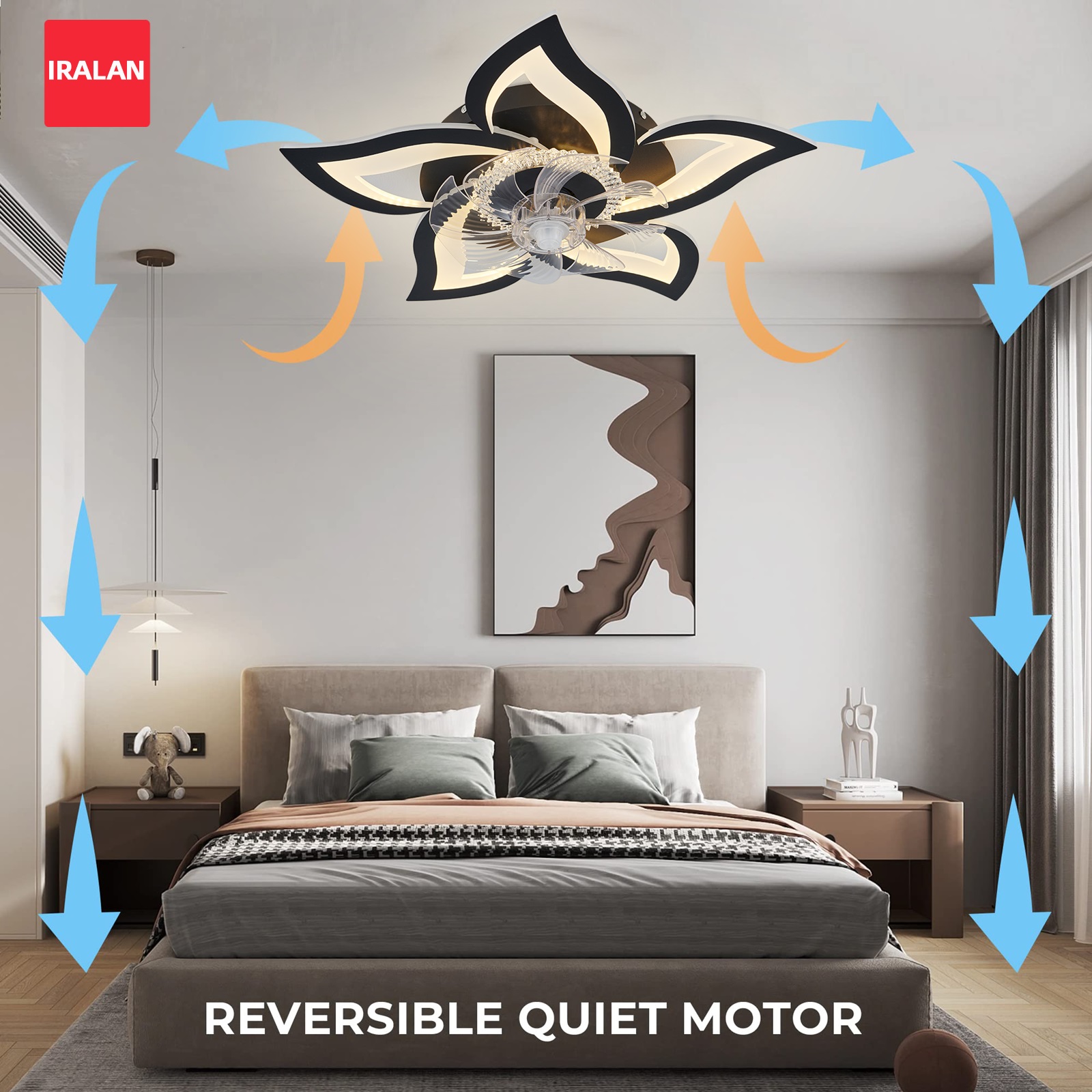 Lotus Led Ceiling Fan with Sma - Smart Home Ventilation reseña y precio