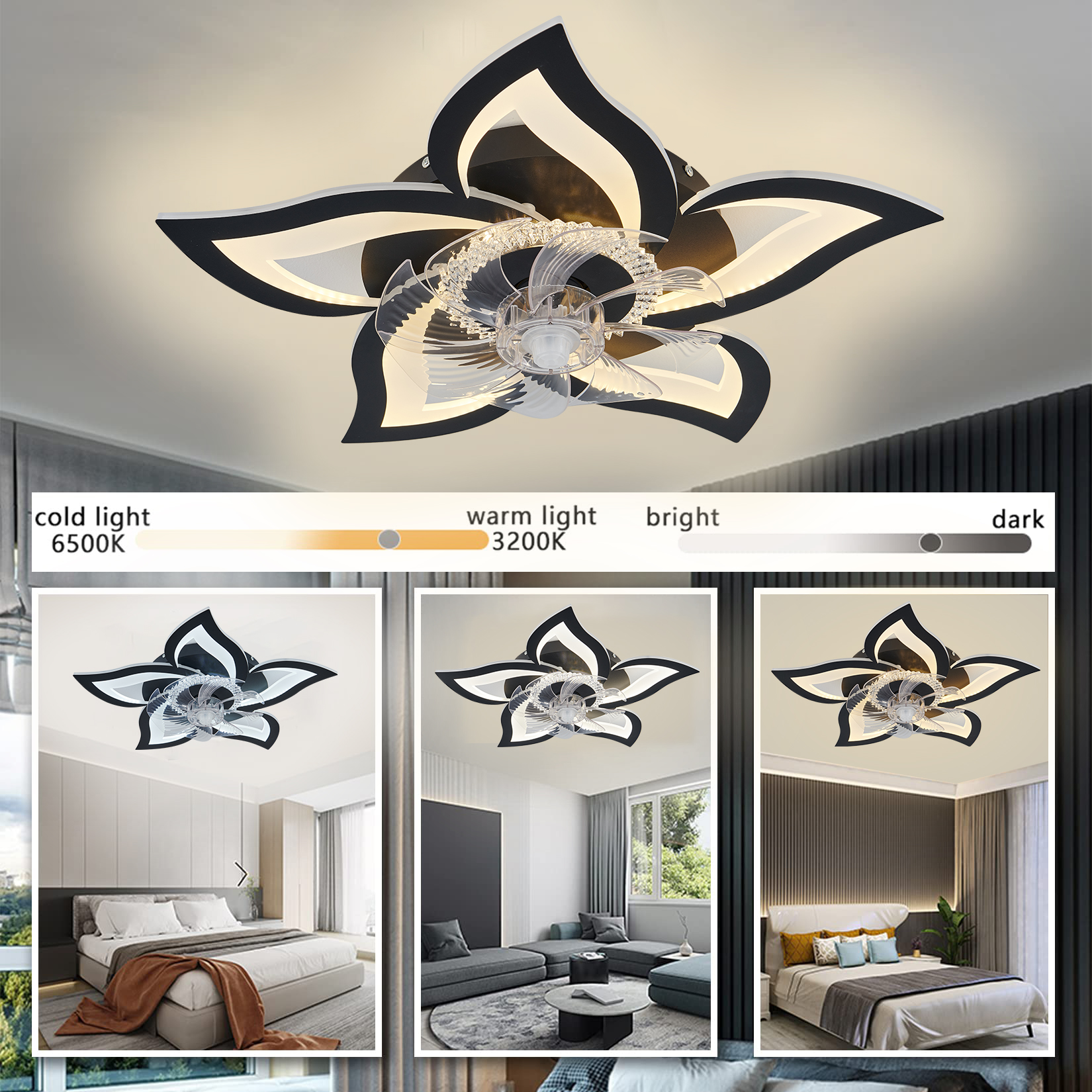 Lotus Led Ceiling Fan with Sma - Smart Home Ventilation reseña y precio