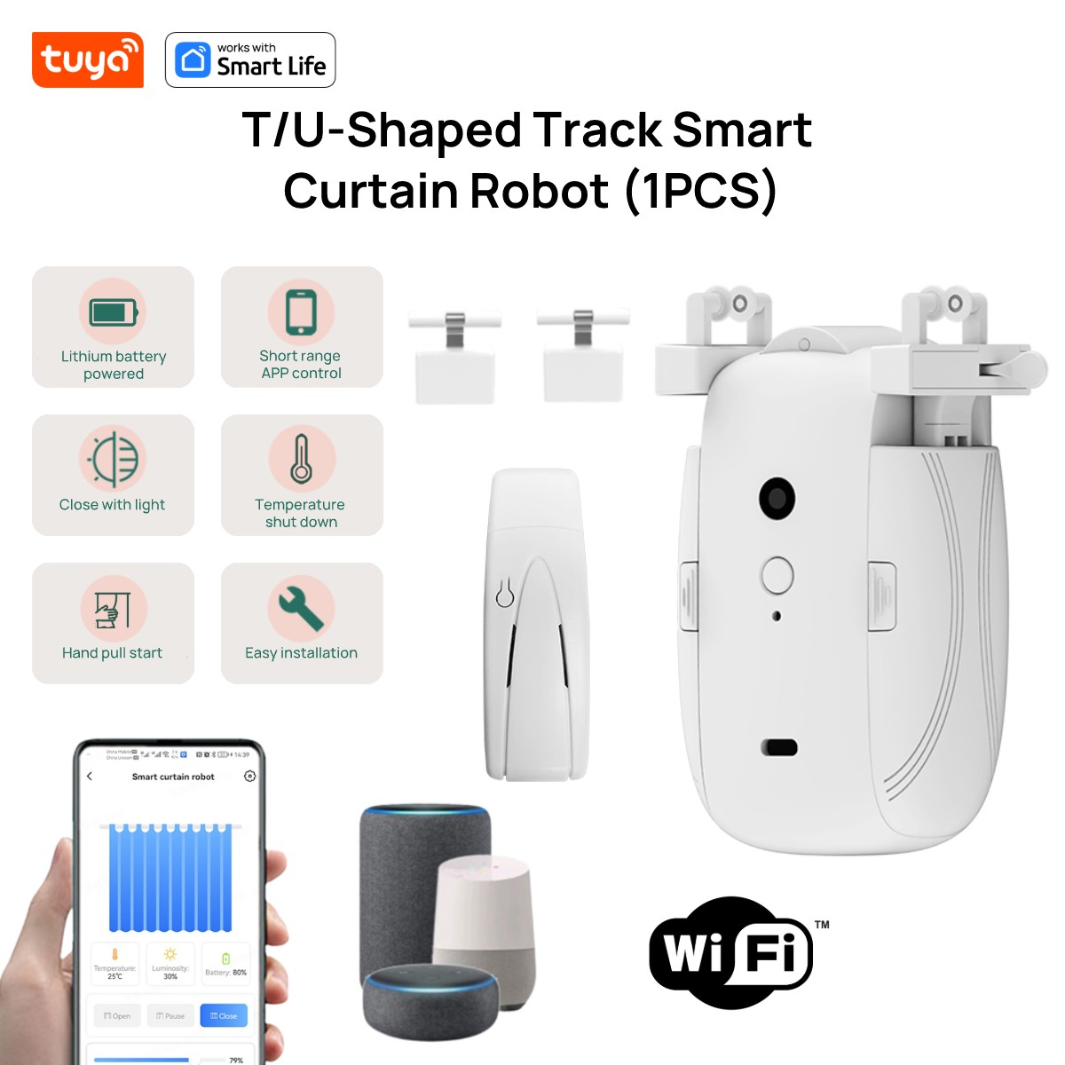 Tuya Smart WiFi Curtain Robot  - Smart Home Vimar reseña y precio