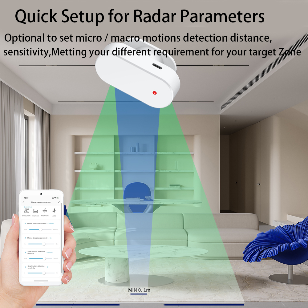 Zigbee Human Presence Detector - Smart Home Setup reseña y precio