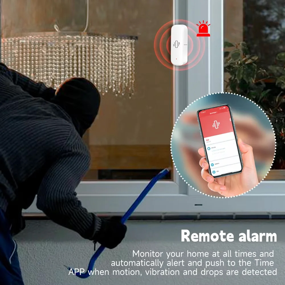 Smart ZigBee Vibration Sensor  - Smart Home Project reseña y precio