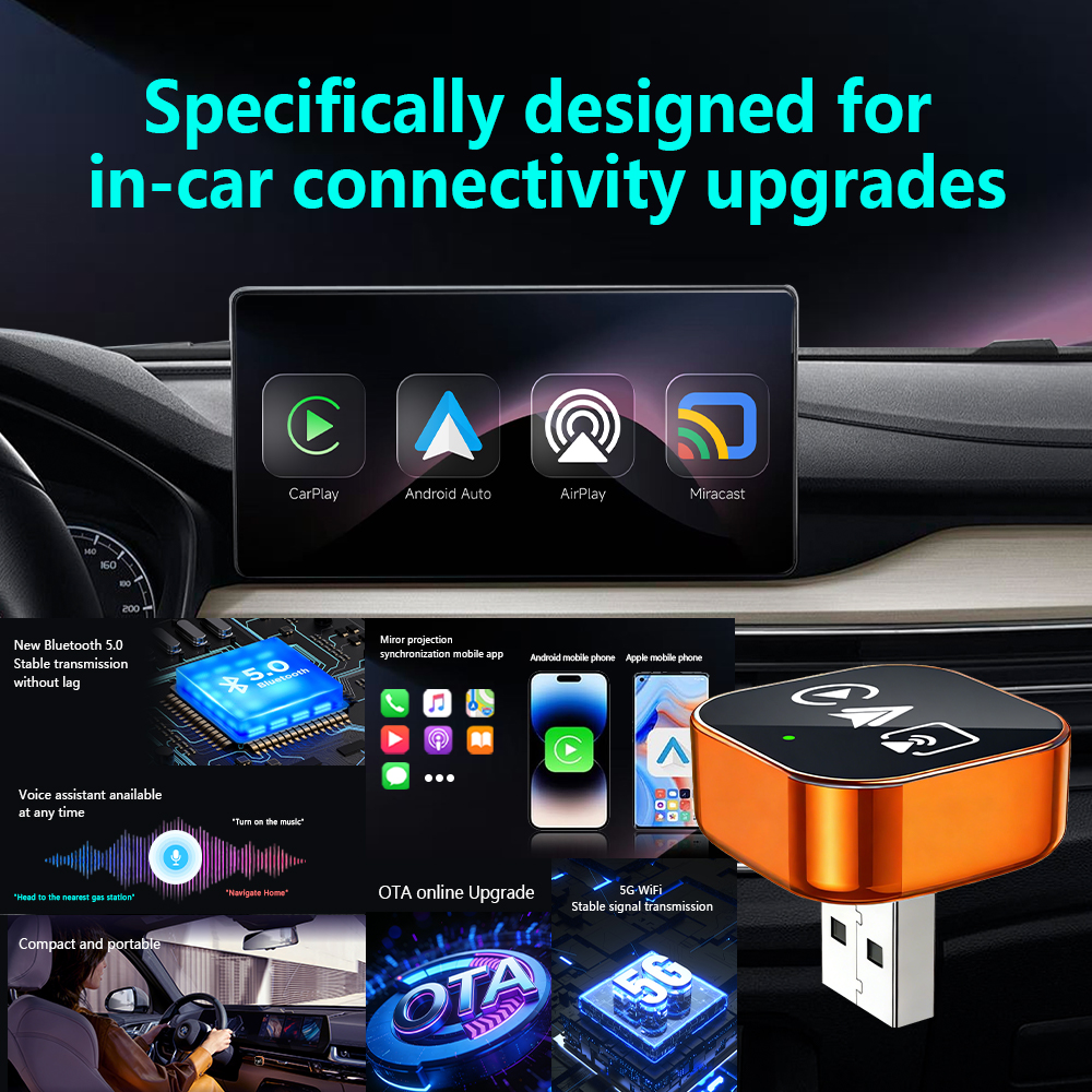 4in1 New Upgrade Carplay Adapt - Smart Home Project reseña y precio