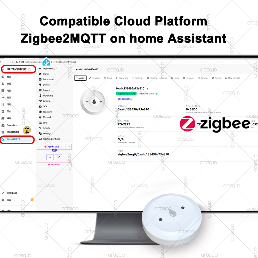 Tuya Smart Zigbee Water Sensor - Smart Home Setup reseña y precio