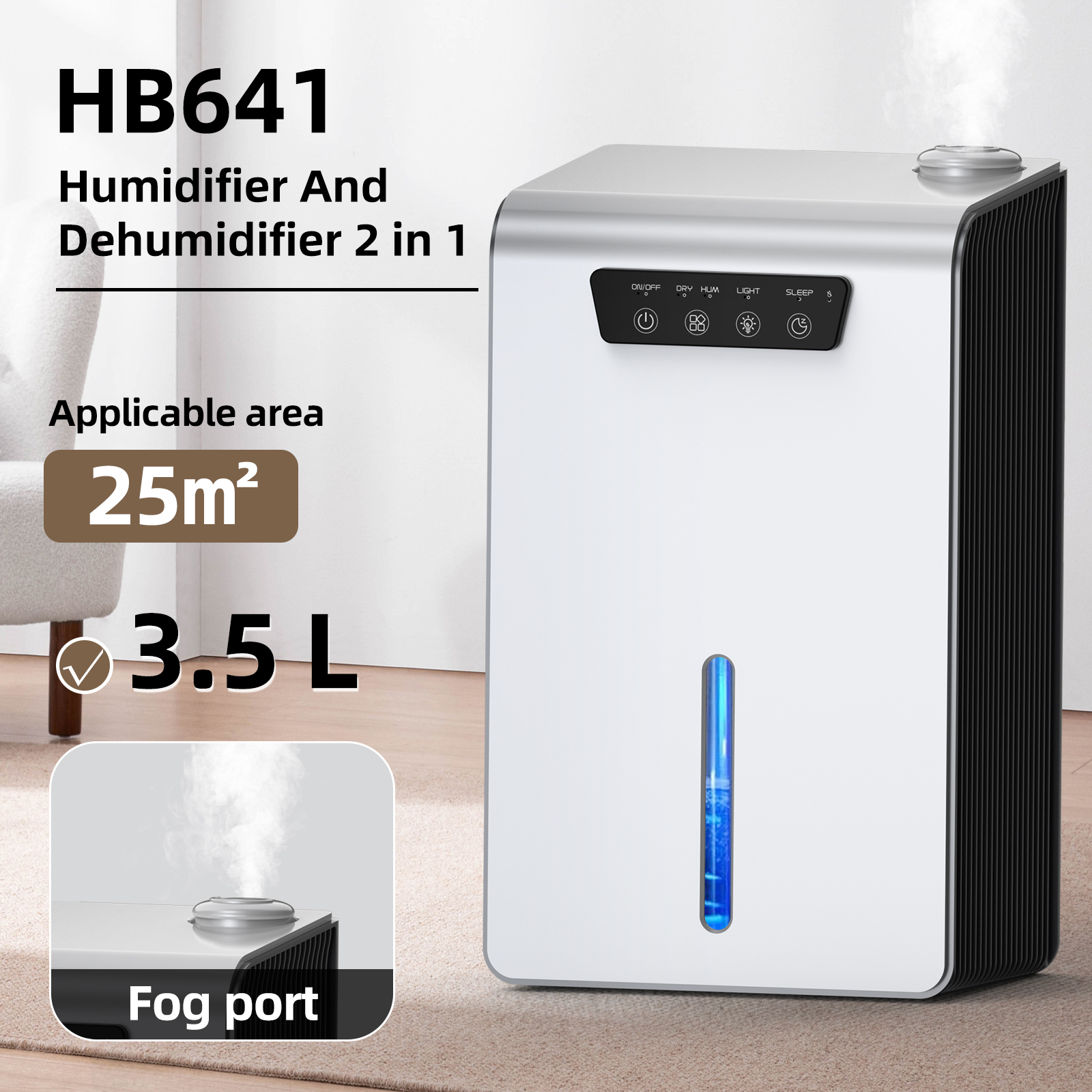 Pro HB641 2 in 1 Dehumidifier  - Smart Home reseña y precio