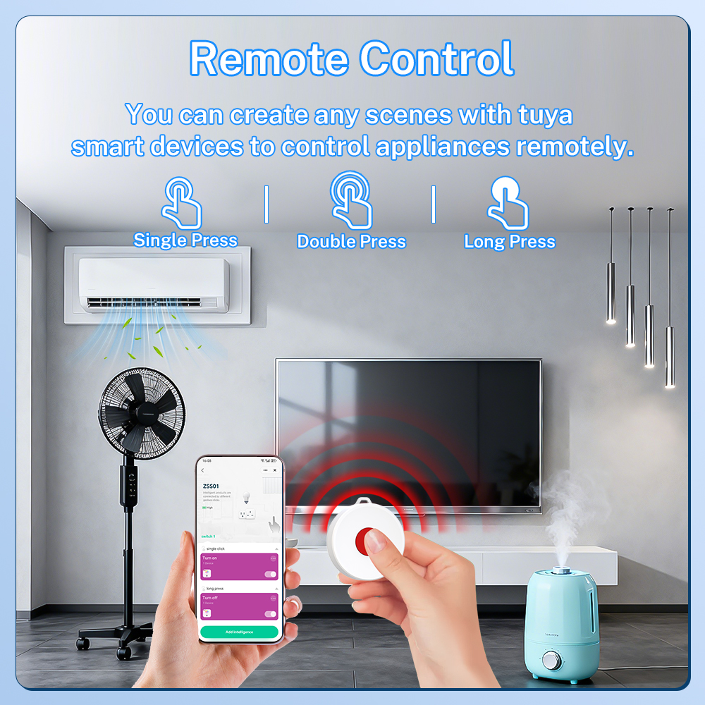 Tuya ZigBee Smart Button IP65  - Tuya Smart Switch reseña y precio