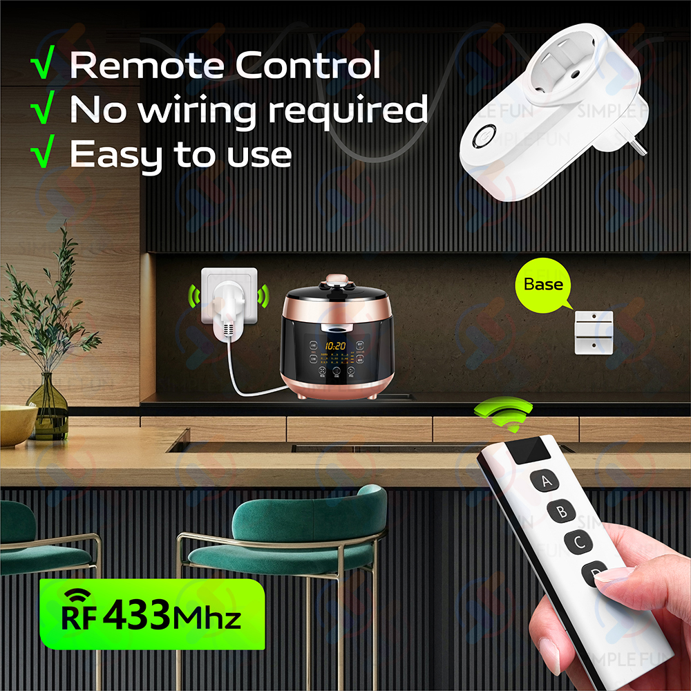 433Mhz Wireless Remote Control - Smart Home Ventilation reseña y precio