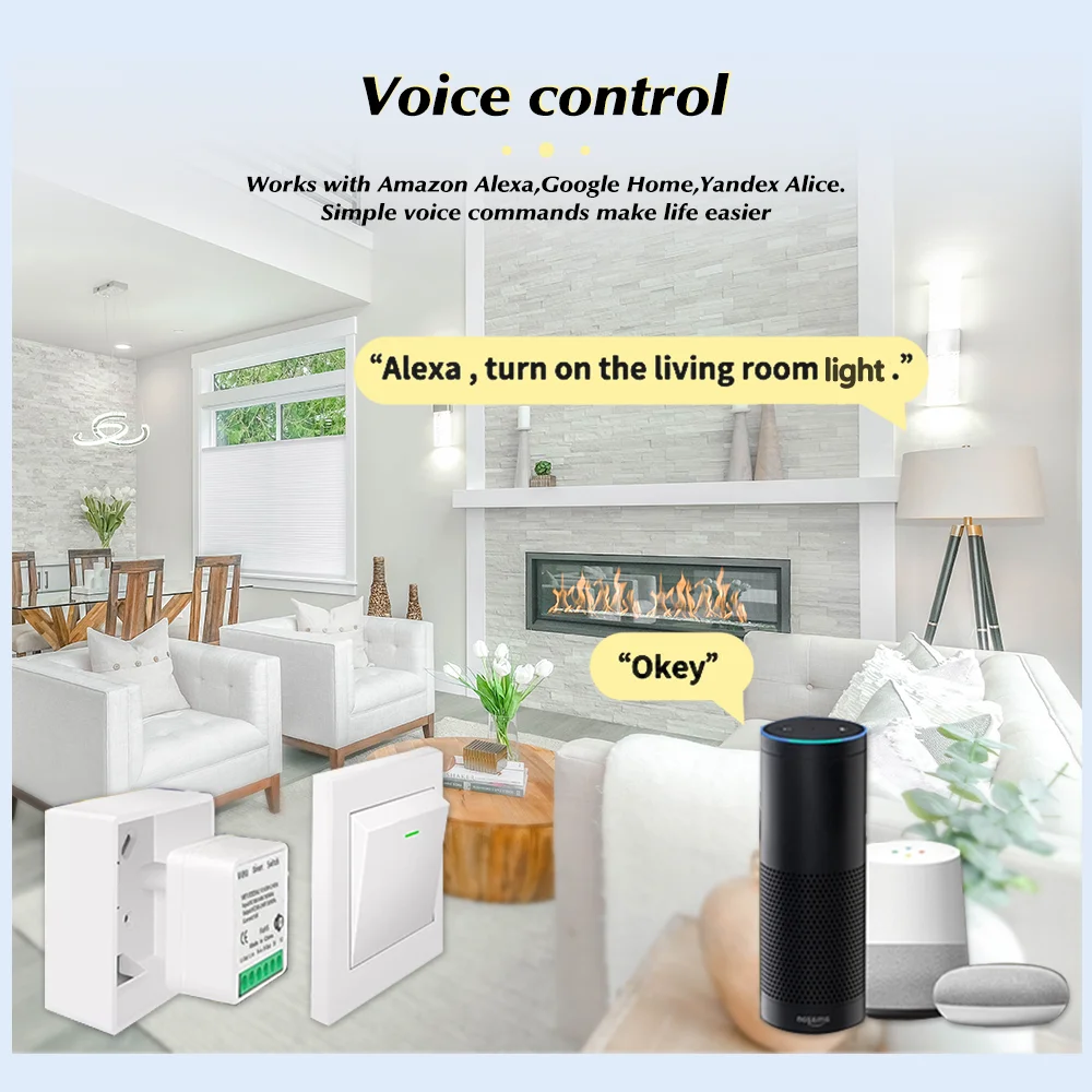 For Tuya Mini Smart WiFi Switc - Tuya Smart Switch reseña y precio