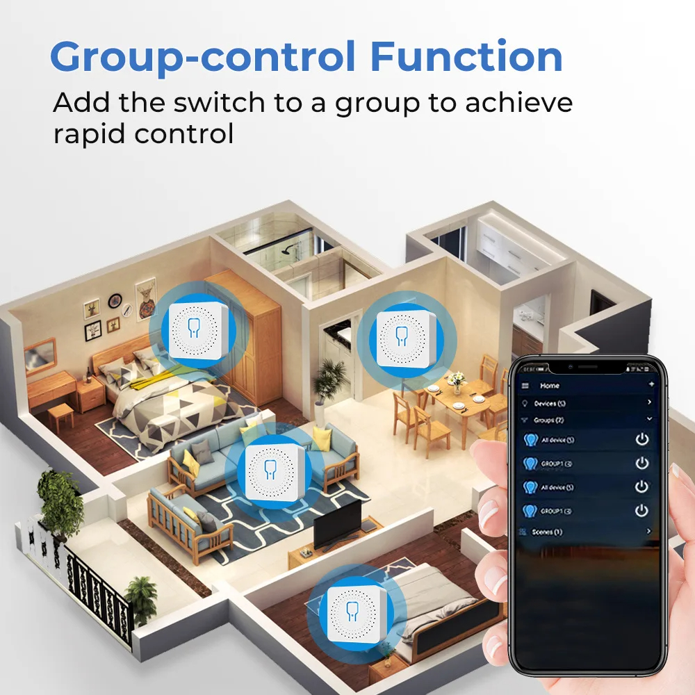 For Tuya Mini Smart WiFi Switc - Tuya Smart Switch reseña y precio