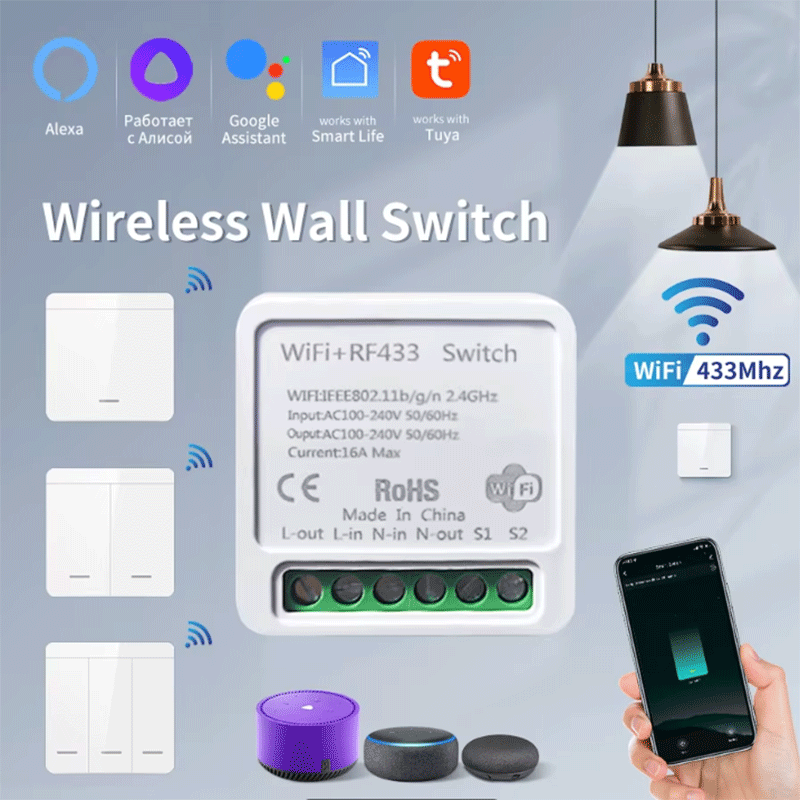 Tuya WiFi Smart Light Switch S - Tuya Smart Switch reseña y precio
