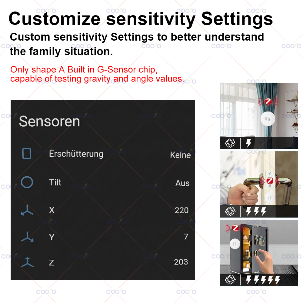 ZigBee 3.0 Vibration Sensor Re - Smart Home Setup reseña y precio