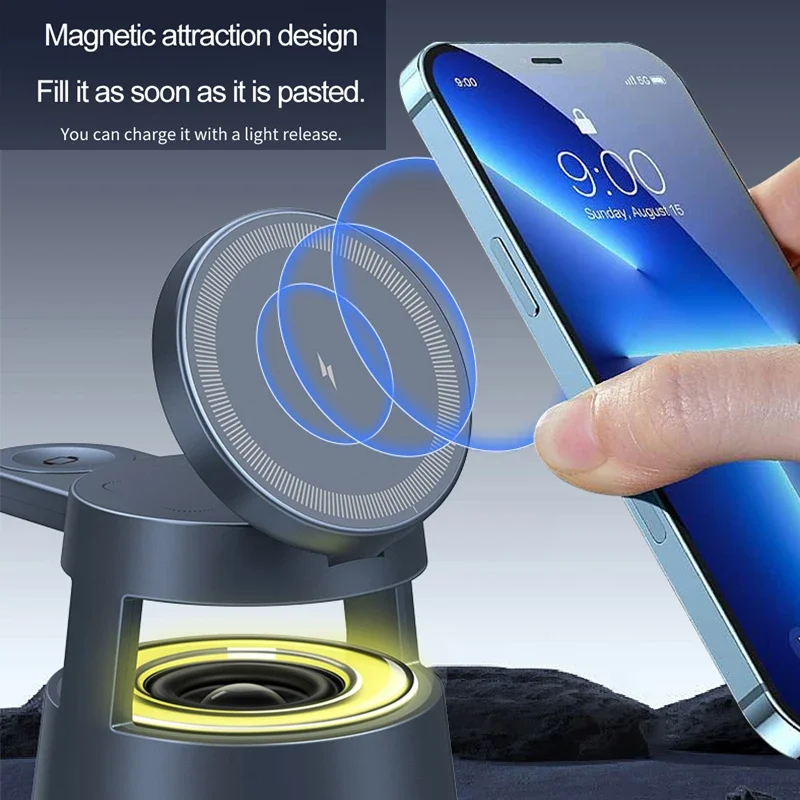 Wireless Charger Stand Audio S - Smart Night Light reseña y precio
