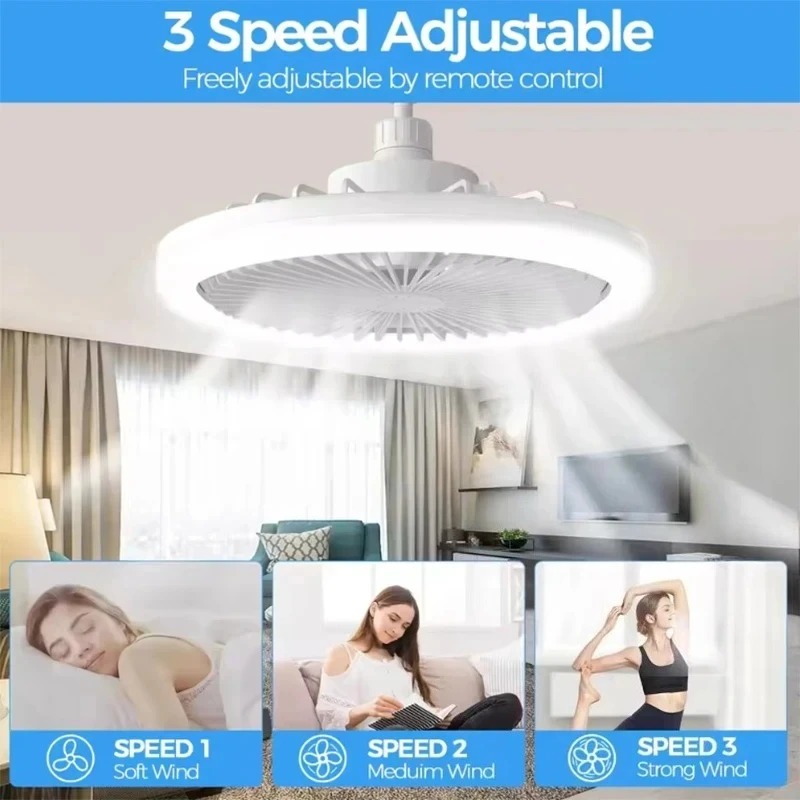 Rotatable 3in1 Ceiling Fan Lig - Smart Home Ventilation reseña y precio