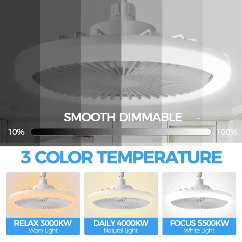 Rotatable 3in1 Ceiling Fan Lig - Smart Home Ventilation reseña y precio