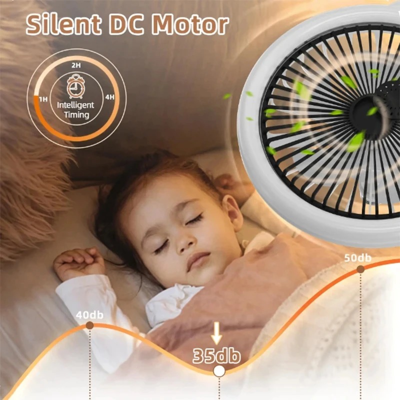 Rotatable 3in1 Ceiling Fan Lig - Smart Home Ventilation reseña y precio
