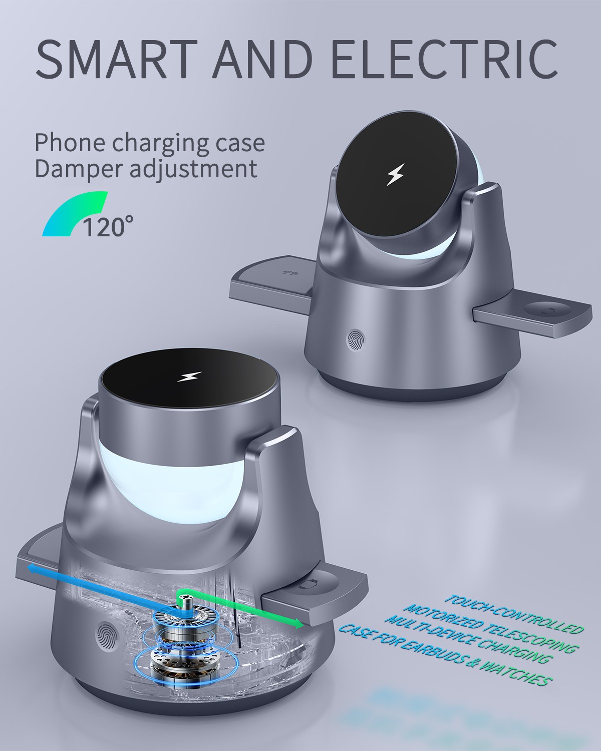 New 4 in 1 15W Wireless Charge - Smart Night Light reseña y precio