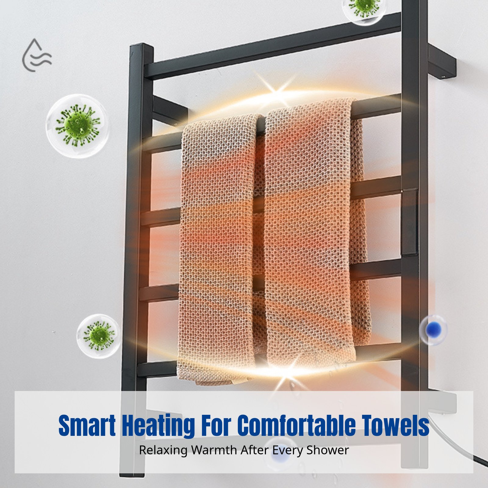 Smart Electric Towel Rack, Hea - Smart Home reseña y precio