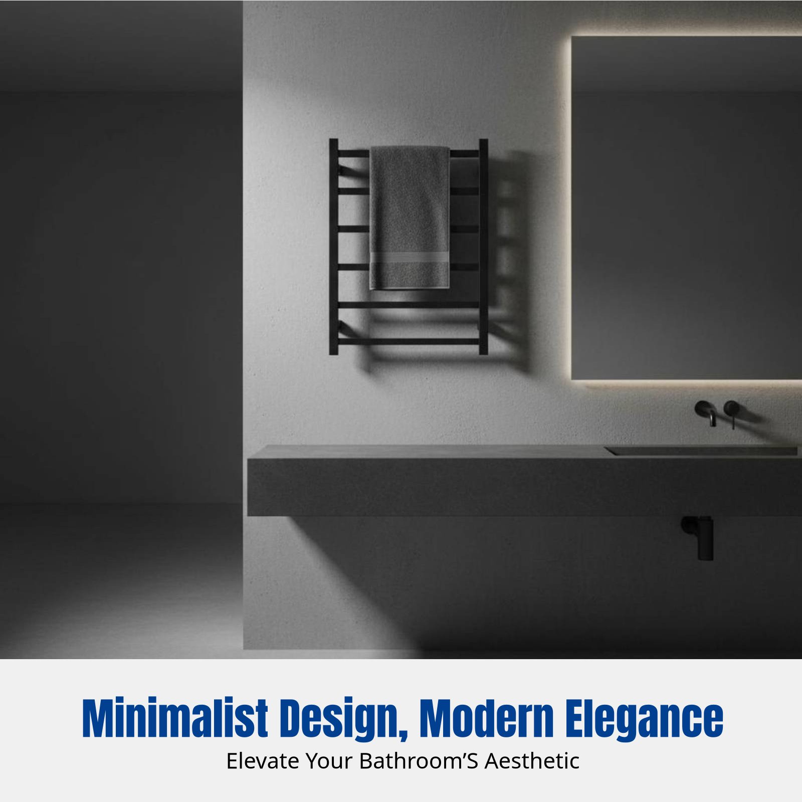 Smart Electric Towel Rack, Hea - Smart Home reseña y precio