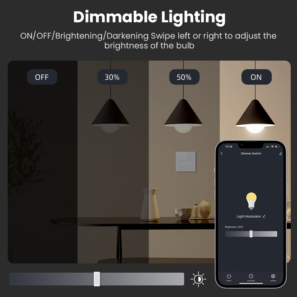AVATTO WiFi 1/2 Gang Smart Dim - Tuya Smart Switch reseña y precio