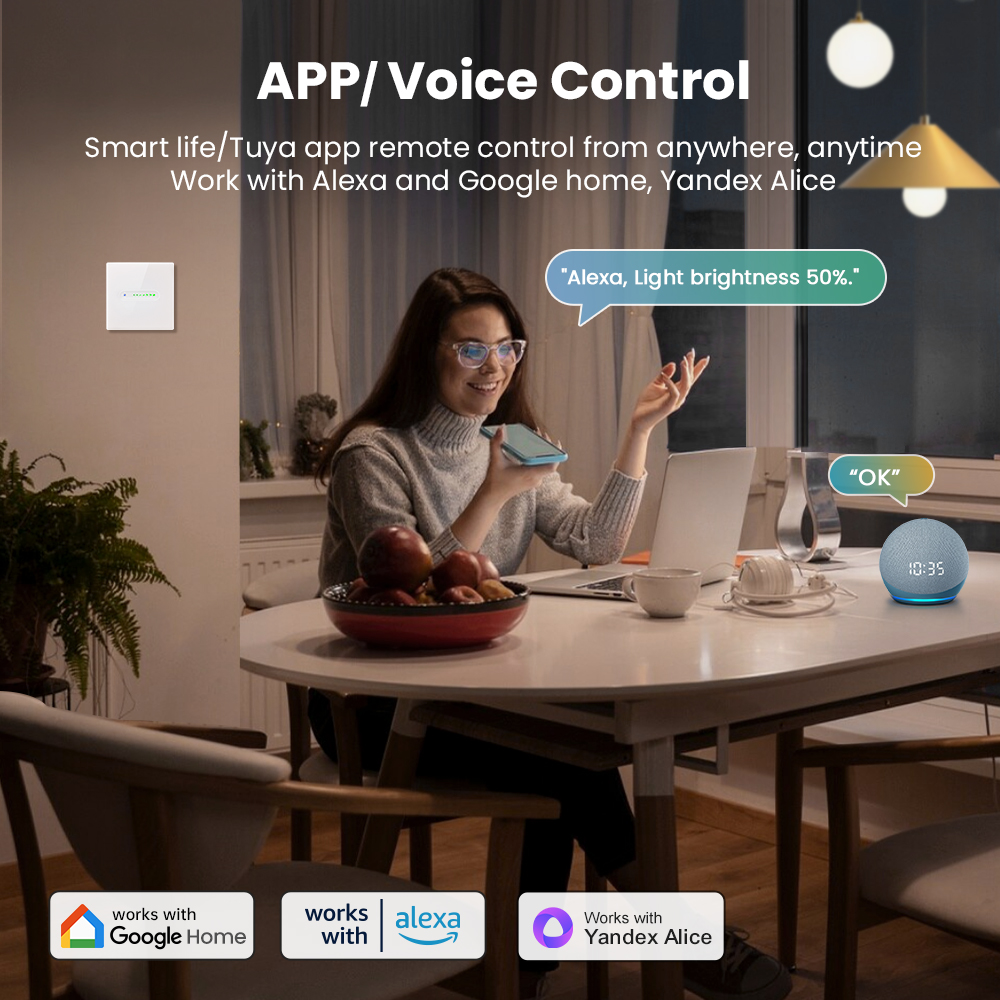 AVATTO WiFi 1/2 Gang Smart Dim - Tuya Smart Switch reseña y precio