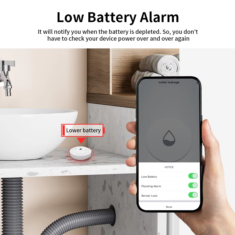 For Tuya Zigbee Smart Water Le - Smart Home Setup reseña y precio