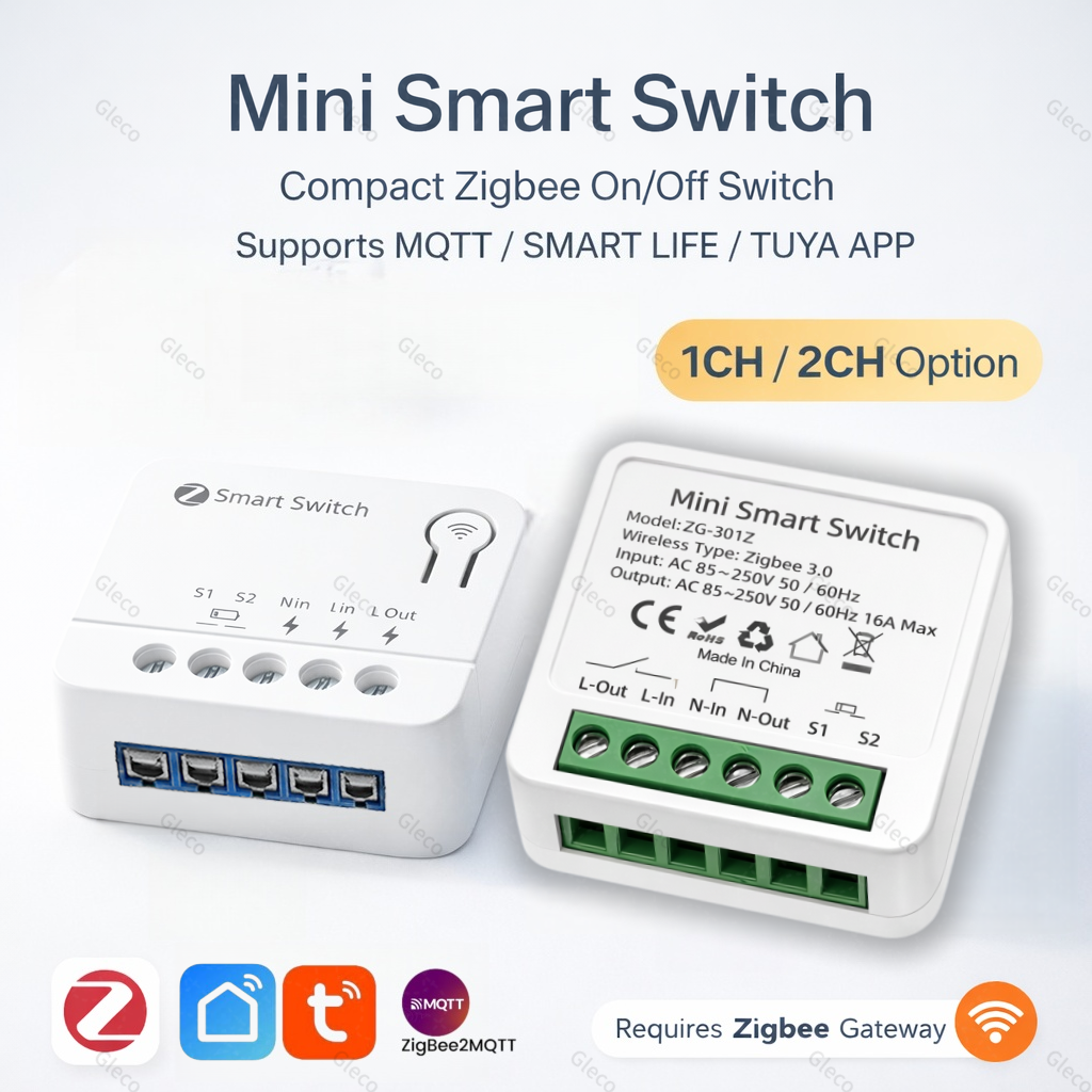 Zigbee TUYA 1/2Gang Mini Smart - Tuya Smart Switch reseña y precio