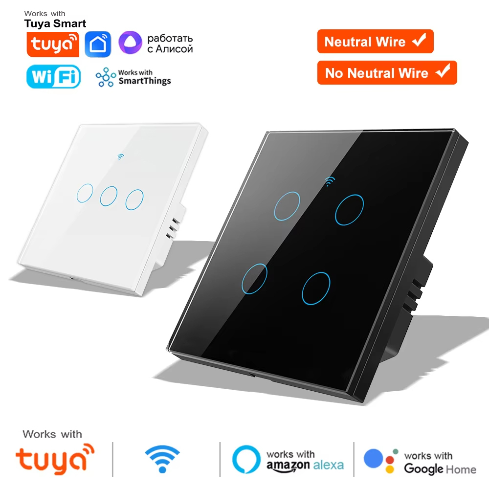 1 2 3 4 Gang WiFi RF 433mhz To - Tuya Smart Switch reseña y precio