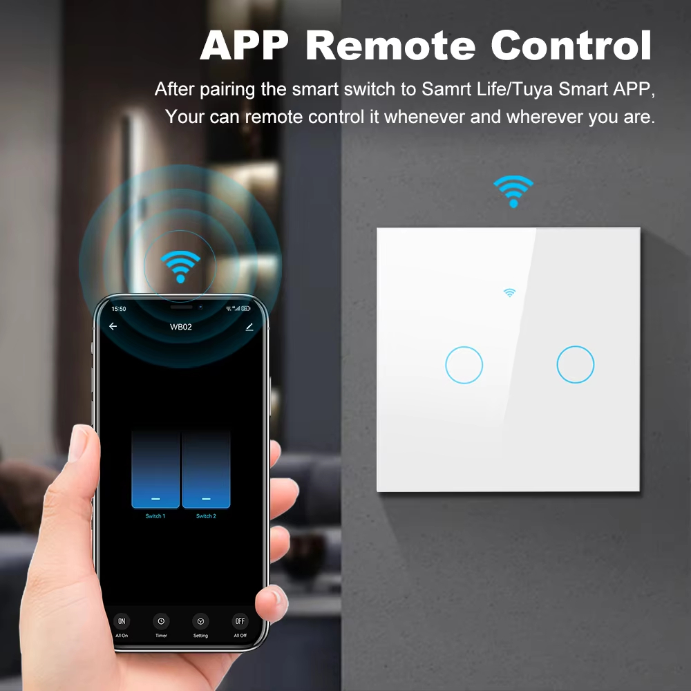 1 2 3 4 Gang WiFi RF 433mhz To - Tuya Smart Switch reseña y precio