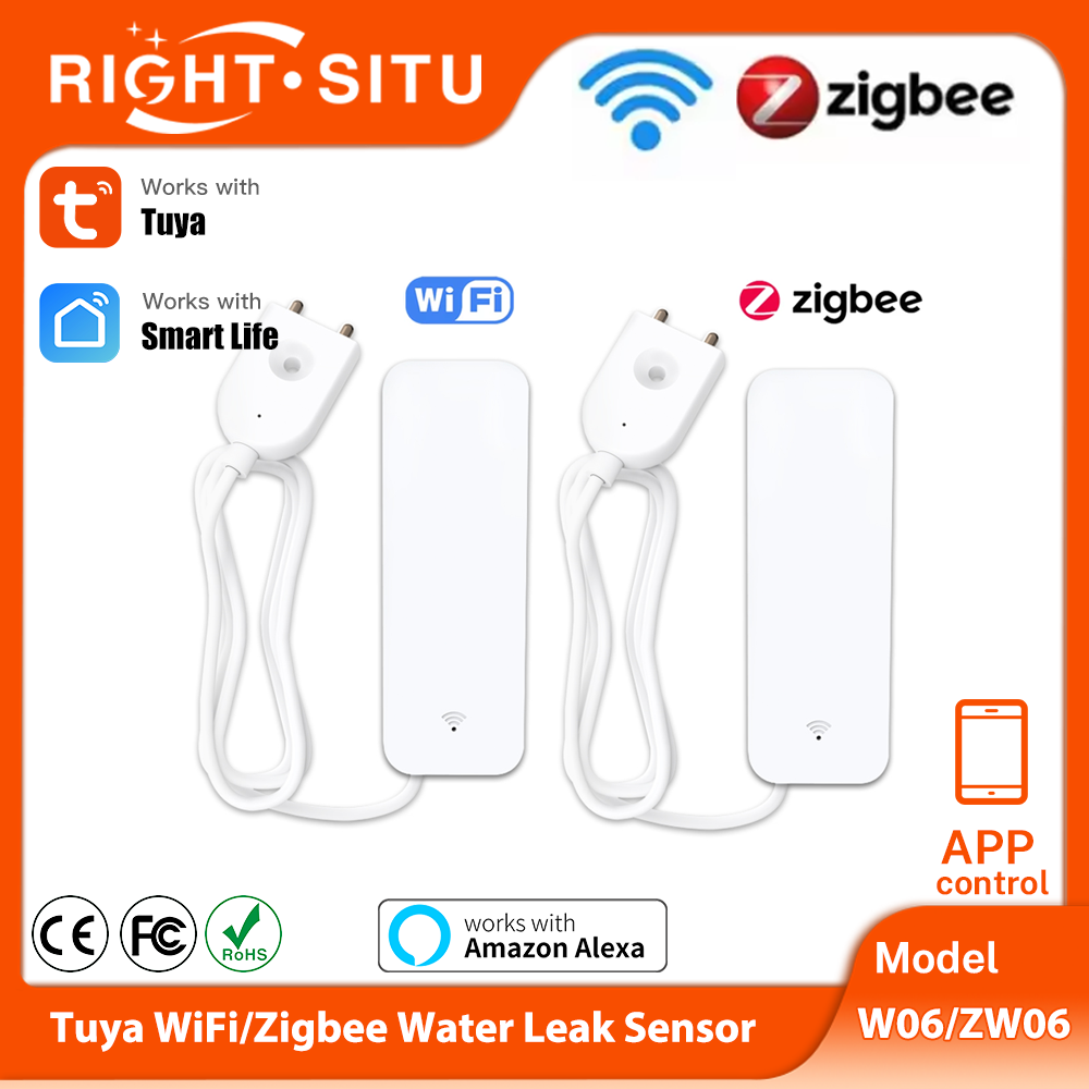 Tuya WiFi Zigbee Water Sensor  - Smart Home Setup reseña y precio