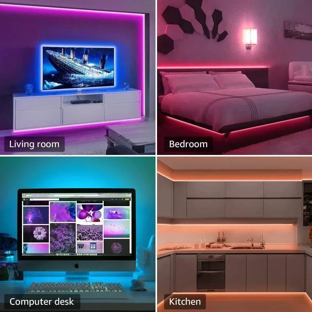 Smart RGB LED Gaming Light Str - Smart Home App reseña y precio