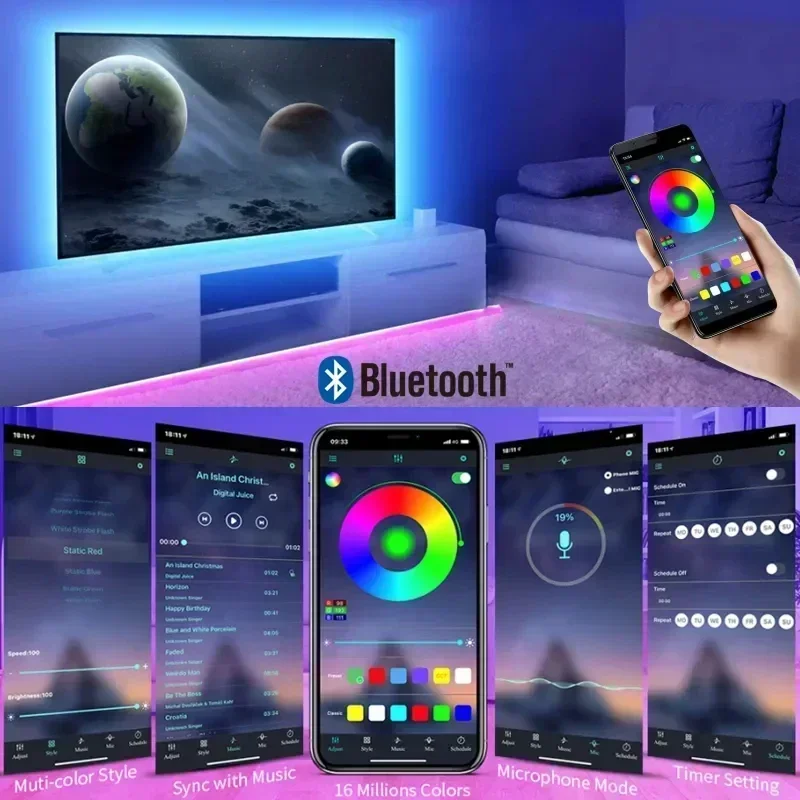 Smart RGB LED Gaming Light Str - Smart Home App reseña y precio
