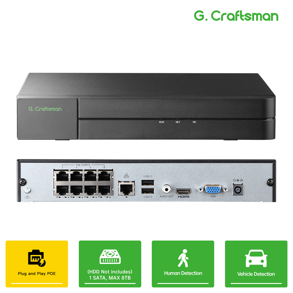 C-U,8CH POE Network Video Reco - Smart Home Microsoft reseña y precio