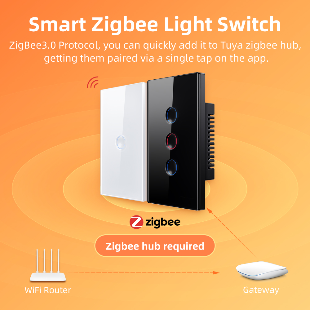 AVATTO 1/2/3/4 Gang ZigBee Sma - Tuya Smart Switch reseña y precio