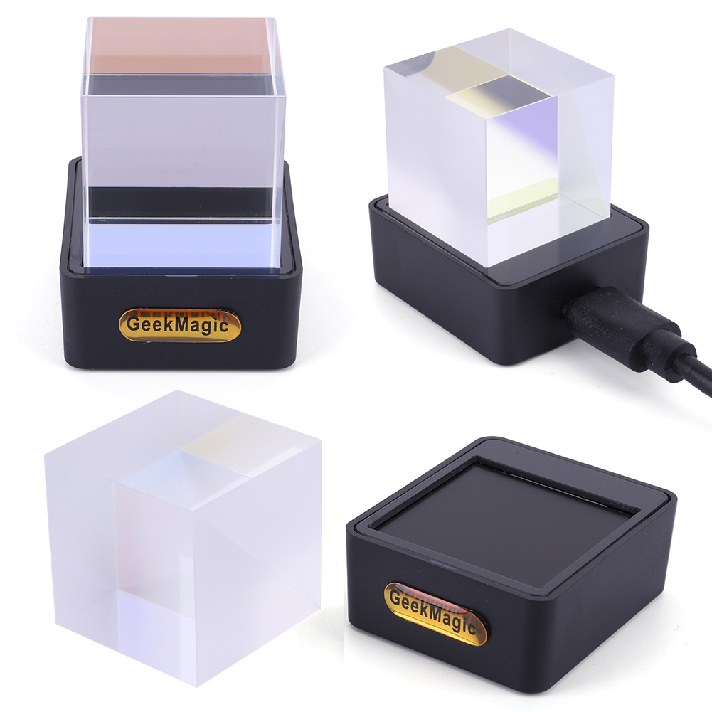 Crystal Cube Photo Display Hol - Smart Home Office reseña y precio